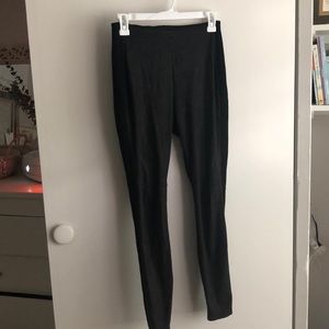 Anthropologie skinny faux leather black leggings
